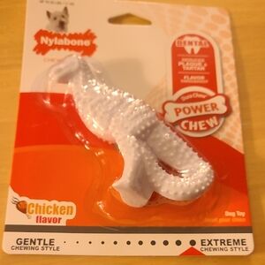 Power Chew Dog Toy - White